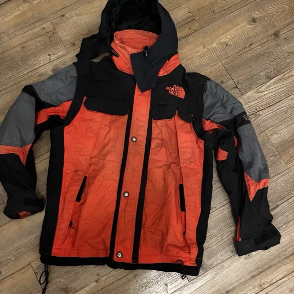 The North Face Orange and Black Jacket